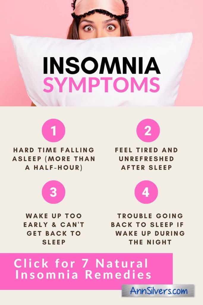 Symptoms of insomnia