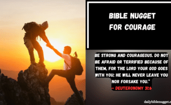 Bible Nugget for Courage