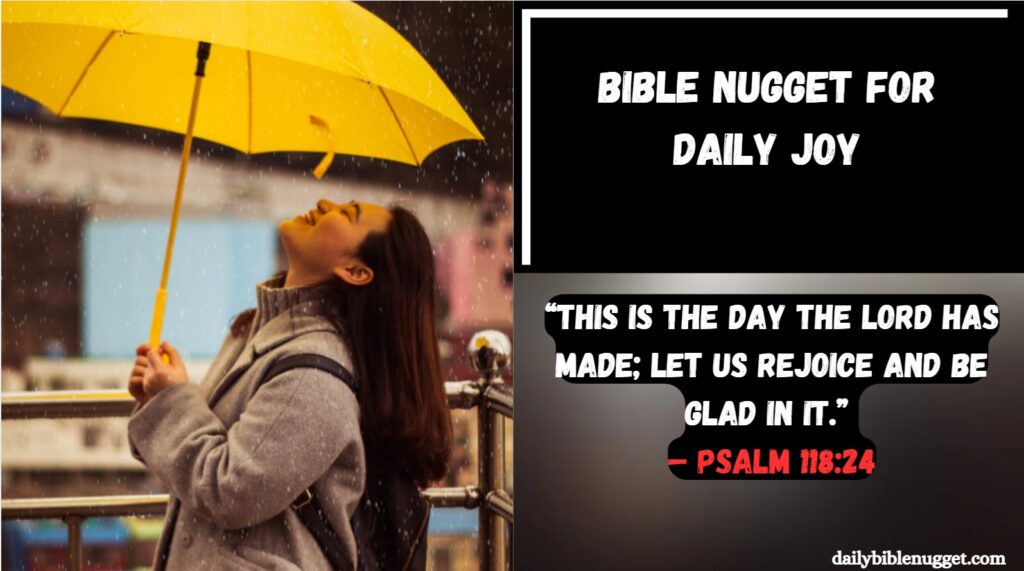 Bible Nugget for Daily Joy