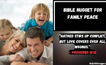 Bible Nugget for Family Peace