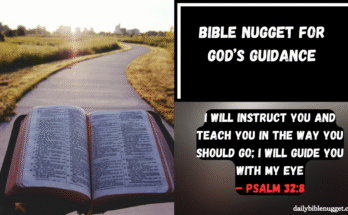 Bible Nugget for God’s Guidance