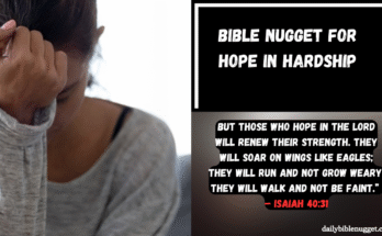 Bible Nugget for Hope in Hardship