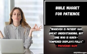 Bible Nugget for Patience