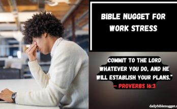 Bible Nugget for Work Stress